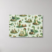 Toile Cryptides confortables Nessie Monstre du Loch Ness (Recto)