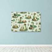 Toile Cryptides confortables Nessie Monstre du Loch Ness (Insitu (Plancher de Bois))