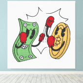 Toile Crypto Fight Club (Insitu (Plancher de Bois))