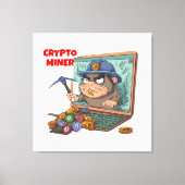 Toile Crypto Miner (Recto)