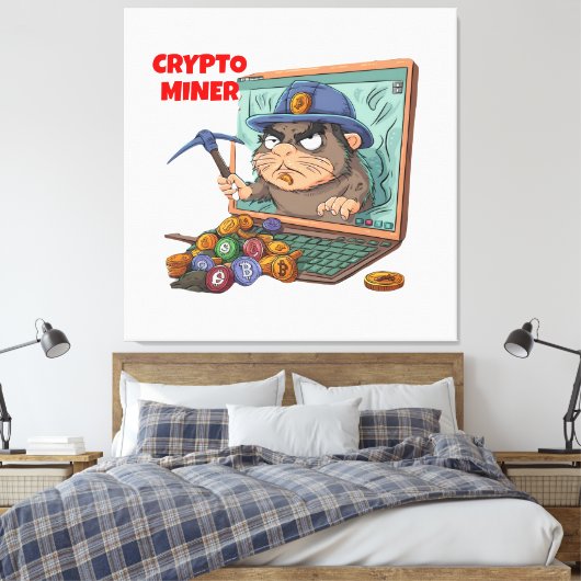 Toile Crypto Miner (Insitu(Chambre))