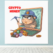 Toile Crypto Miner (Insitu (Plancher de Bois))