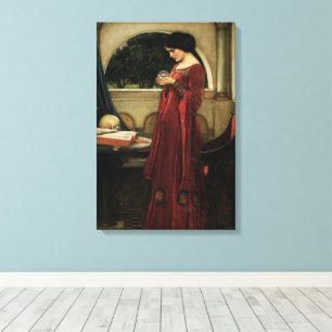 Toile Crystal Ball de John William Waterhouse