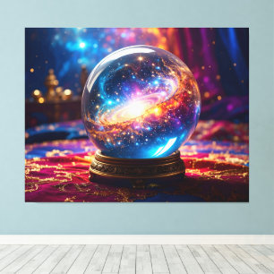 Toile Crystal Ball - Je Vois Un Événement Cosmique Dans