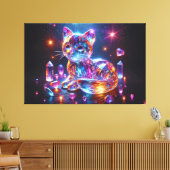 Toile Crystal Cat (Insitu(Salon))
