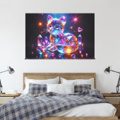 Toile Crystal Cat (Insitu(Chambre))