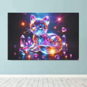 Toile Crystal Cat (Insitu (Plancher de Bois))