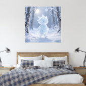 Toile Crystal Frost Man Under the Winter Moon (Insitu(Chambre))