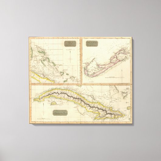 Toile Cuba, Bahama I, Bermudes (Recto)