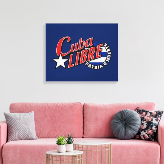Toile Cuba Libre Motto (Insitu(Salon))