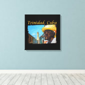 Toile Cuba - Trinidad Cubain Cigar Art (Insitu (Plancher de Bois))