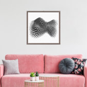 Toile Cube de métal ondulant (Insitu(Salon))