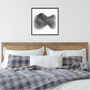 Toile Cube de métal ondulant