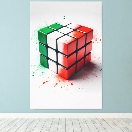 Toile Cube italienne (Insitu (Plancher de Bois))