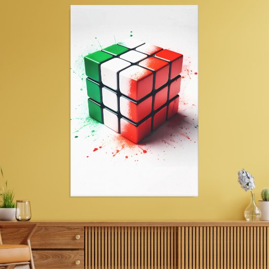 Toile Cube italienne (Insitu(Salon))