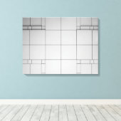 Toile Cubes Abstraits (Insitu (Plancher de Bois))