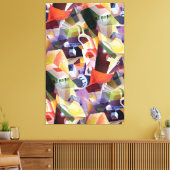 Toile Cubisme Abstrait contemporain en style daidaism (Insitu(Salon))