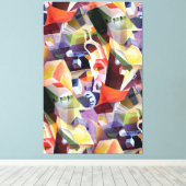 Toile Cubisme Abstrait contemporain en style daidaism (Insitu (Plancher de Bois))