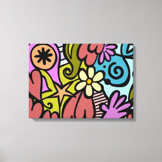 Toile Cubisme Abstrait moderne (Recto)