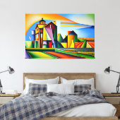 Toile Cubist Farm (Insitu(Chambre))