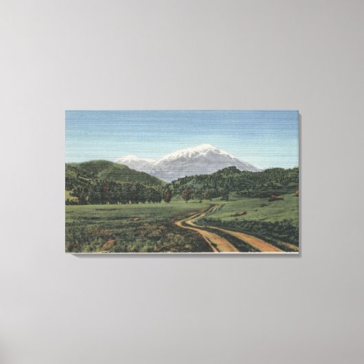 Toile Cuchara, Colorado - Vue des sommets espagnols (Recto)