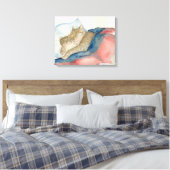 Toile Cuddin Mère et bébé chaton Art (Insitu(Chambre))