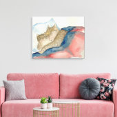 Toile Cuddin Mère et bébé chaton Art (Insitu(Salon))