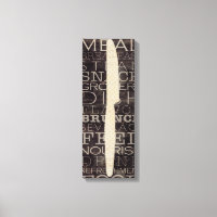 Cuisine couteau avec mots