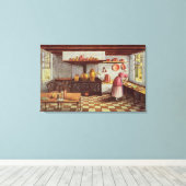 Toile Cuisine de l'Hôtel St.Lucas (Insitu (Plancher de Bois))