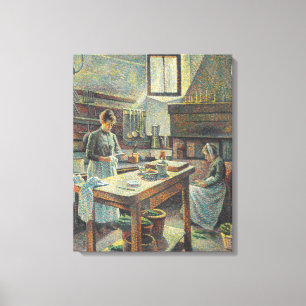 Toile Cuisine française historique (par Maximilien Luce)
