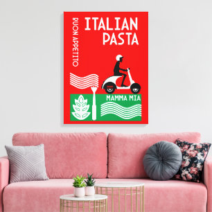 Toile Cuisine italienne