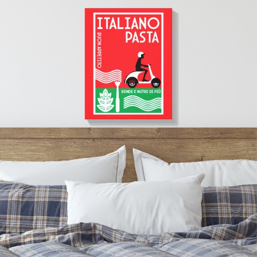 Toile Cuisine italienne Art Mur (Insitu(Chambre))