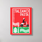 Toile Cuisine italienne Art Mur (Recto)
