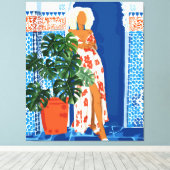 Toile Culture, Coloré Gras Éclectique Moderne Bohème (Insitu (Plancher de Bois))