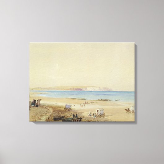 Toile Culver Cliff, Île de Wight (avec cd, stylo et encr (Recto)