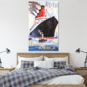 TOILE CUNARD OCEAN LINER AQUITANIA (Insitu(Chambre))