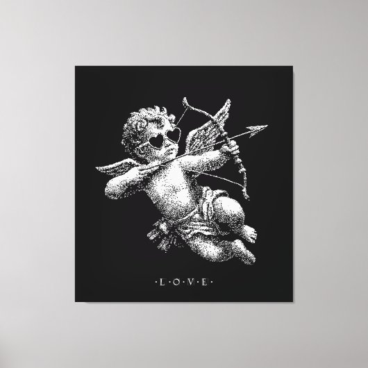 Toile Cupi of Love B&W (Recto)