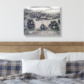 Toile CuraçaoCarte panoramiqueCuraçao, Pays-Bas (Insitu(Chambre))