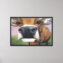 Curieuse la vache qui interrompt