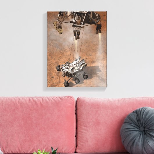 Toile Curiosity Arrivant Sur La Surface Martienne. (Insitu(Salon))