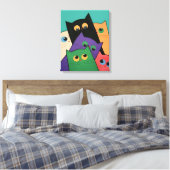 Toile Curious Cats (Insitu(Chambre))