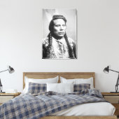 Toile Curley, de la tribu Crow, l'un des scouts de Custe (Insitu(Chambre))