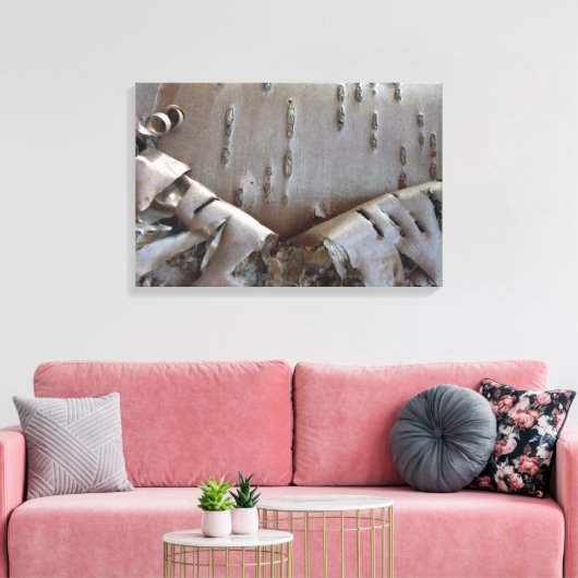 Toile Curly Birch Bark Tree Rustic (Insitu(Salon))