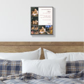 Toile Custom 50th Birthday Photo Collage Canvas Print (Insitu(Chambre))