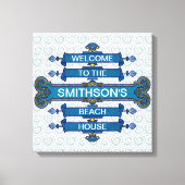 Toile Custom Blue Beach (Recto)