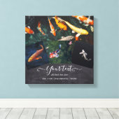 Toile Custom KOI FISH Photo Collage Cadeau Cadeau Pour H (Insitu (Plancher de Bois))