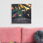 Toile Custom KOI FISH Photo Collage Cadeau Cadeau Pour H (Insitu(Salon))