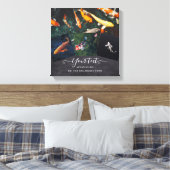 Toile Custom KOI FISH Photo Collage Cadeau Cadeau Pour H (Insitu(Chambre))