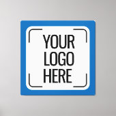 Toile Custom Logo Design, Company Logo, Team Logo, Perso (Recto)