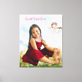 Toile Custom Photo & Text Canvas Print (Recto)